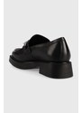 Kožené mokasíny Vagabond Shoemakers Jillian dámské, černá barva, na platformě