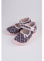 Girls' slippers Viggami Monika polka dots