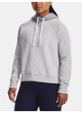 Under Armour Mikina Rival Fleece CB Hoodie-GRY - Dámské