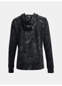 Under Armour Mikina Rival Terry Print Hoodie-BLK - Dámské