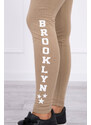 K-Fashion Brooklyn velbloudí legíny kalhoty