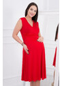 K-Fashion 8288 Červené šaty