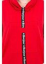 K-Fashion Šaty s kravatou červené