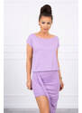 K-Fashion Sukienka asymetryczna fioletowa