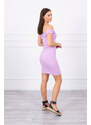 K-Fashion Španělské šaty s volánky fialové