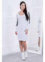 K-Fashion Otrhané bílé šaty