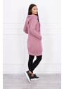 K-Fashion Mikina s kapucí tmavě růžová
