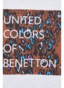 Bavlněná mikina United Colors of Benetton dámská, šedá barva, melanžová