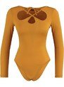 Trendyol Bodysuit - Brown - Slim fit