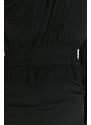 Trendyol Black Gippe Detailed Knitted Evening Dress