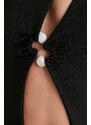 Trendyol Black Stone Accessory Detail Knitted Body