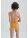 Dagi Yellow Halter Neck Bikini Top