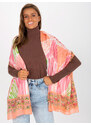 Fashionhunters Bavlněný šátek s korálovým vzorem