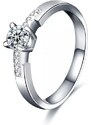 Royal Fashion stříbrný prsten HA-XJZ006-SILVER-MOISSANITE-ZIRCON