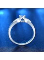 Royal Fashion stříbrný prsten HA-XJZ006-SILVER-MOISSANITE-ZIRCON