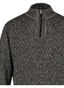 Trendyol Black Men's Slim Fit Half Turtleneck Zipper Knitwear Sweater