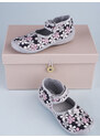 Girls' slippers Viggami Zosia flowers