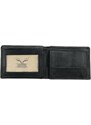 Malá kožená peněženka Hunters černá 2242