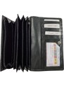 Dámská kožená peněženka Loranzo černá 735