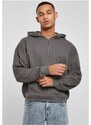 URBAN CLASSICS Boxy Zip Hoody - darkshadow