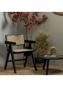 Hoorns Černý mangový konferenční stolek Moods 64 cm