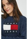 Svetr Tommy Jeans dámský, tmavomodrá barva,