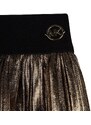 Dětská sukně Michael Kors zlatá barva, mini, áčková