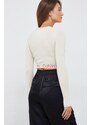 Kardigan Calvin Klein Jeans dámský, béžová barva, lehký