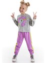 Denokids Unicorn Lilac Girl Child Tracksuit Set