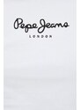 Tričko s dlouhým rukávem Pepe Jeans bílá barva