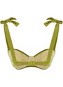 Trendyol Green Bikini Top With Tie Detailed