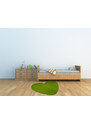 Vopi koberce Kusový koberec Eton zelený srdce - 100x120 srdce cm