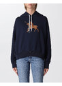 RALPH LAUREN LTHR PLY HD-LONG SLEEVE-SWEATSHIRT