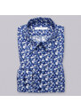 Willsoor Dámská košile s modrým květinovým vzorem 13698