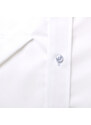 Willsoor Pánská klasická košile bílá s barevnými pruhovanými prvky 14000