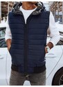 Buďchlap Trendy vesta s kapucí v granátové barvě
