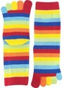 PRSTAN barevné prstové ponožky Boma - vzor 10 sv zelená 36-41