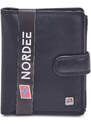 Pánská kožená peněženka Nordee GW-02 RFID černá