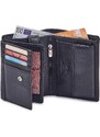 Pánská kožená peněženka Nordee GW-07 RFID černá
