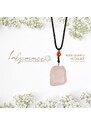 Náhrdelník s růženínem La Gemmes Rose Quartz Necklace