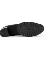 Dámské boty Wittchen, černo-stříbrná, lakovaná useň