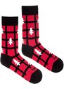 Ponožky Fusakle Stromek červený