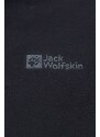 Sportovní mikina Jack Wolfskin Taunus černá barva, 1709522