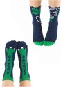 Denokids Knit Dino Boy 2 Pack Socket Socks Set