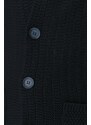 Trendyol Navy Blue Men's Slim Fit Buttoned Knitwear Cardigan