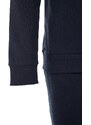 Trendyol Navy Blue Regular Fit Waffle Knitted Pajamas Set