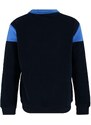 Trendyol Navy Blue Men's Regular/Regular Cut, Zippered Standing Collar Keeps You Warm, Thermal Thick Fleece Sweatshirt.