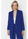 Trendyol Saxon Blue Woven Buttoned Jacket