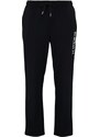 Trendyol Men's Black Regular Fit Printed Open Leg Cotton Sweatpants