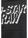 Mikina G-Star Raw pánská, šedá barva, hladká